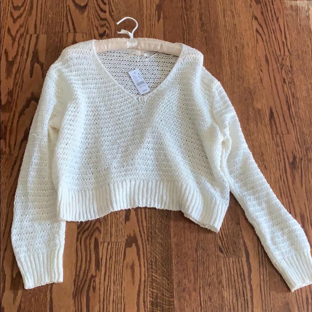 White sweater